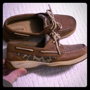 Sperry Topsider Cheetah Sequin